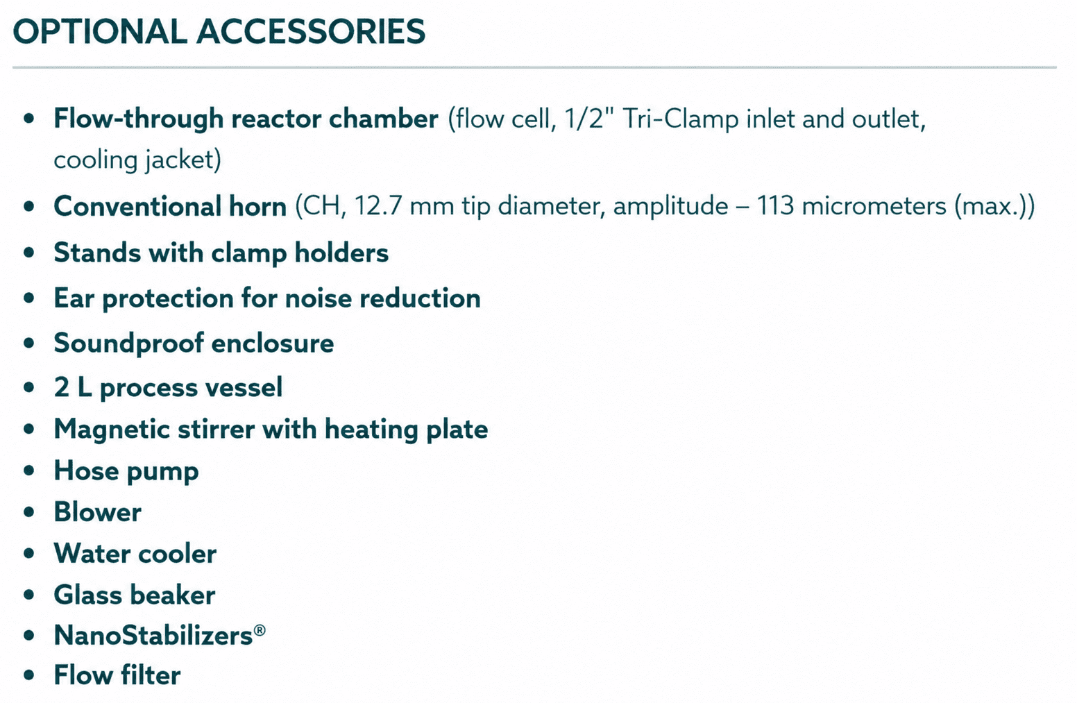 Accesories-LSP-600 Kinematica AG